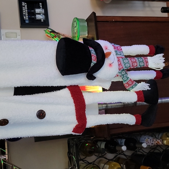 Christmas Scarf - snowman - Picture 3 of 12